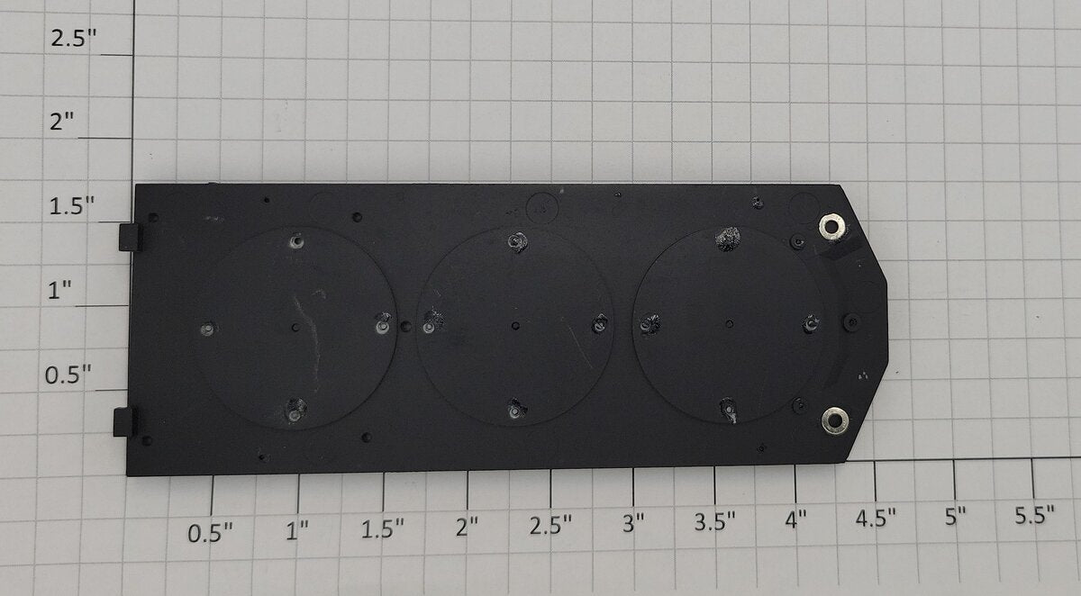 Lionel 2233081-145 O Gauge SD-45 Black Fan and Radiator Housing