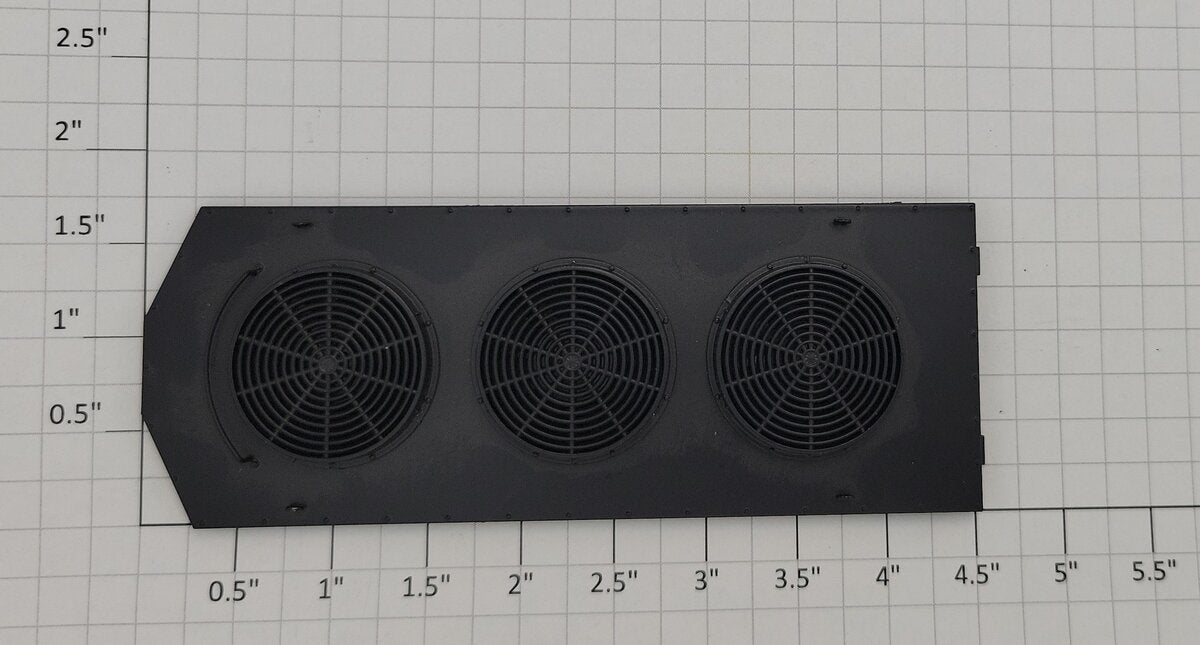 Lionel 2233081-145 O Gauge SD-45 Black Fan and Radiator Housing