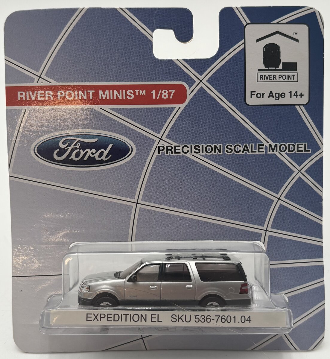 River Point Station 536-7601.04 HO Silver Ford Expedition EL SUV