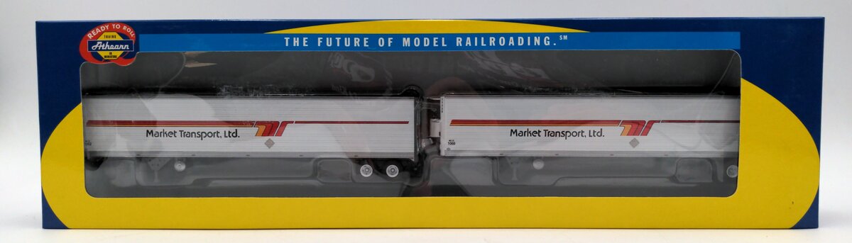 Athearn 28454 HO Market Transport Ltd. 53' Utility Reefer Trailers (Set of 2)