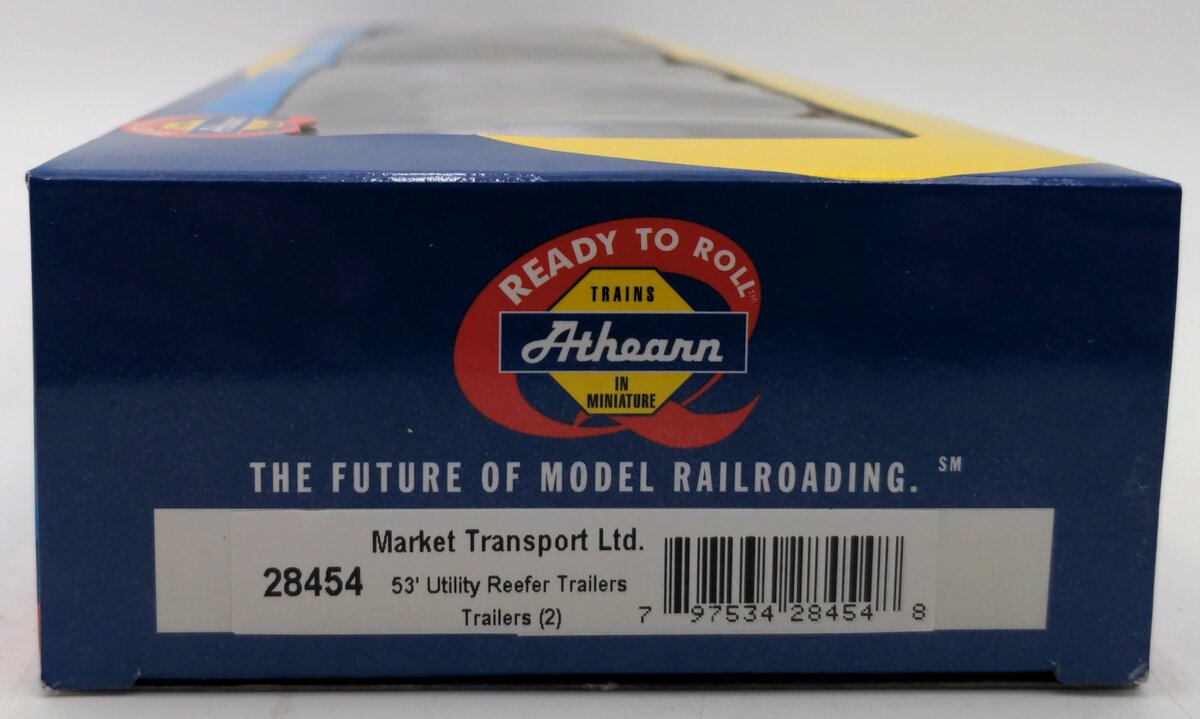 Athearn 28454 HO Market Transport Ltd. 53' Utility Reefer Trailers (Set of 2)