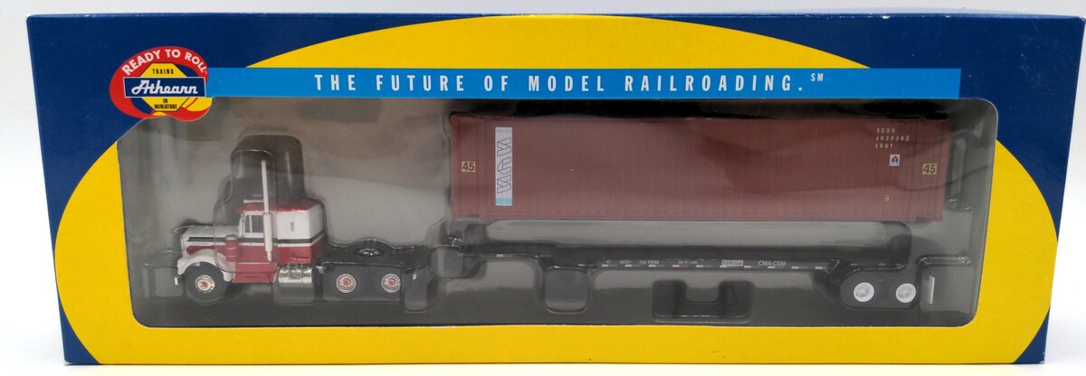 Athearn 27797 HO Scale SCS Kenworth Tractor 45' Container & Chassis