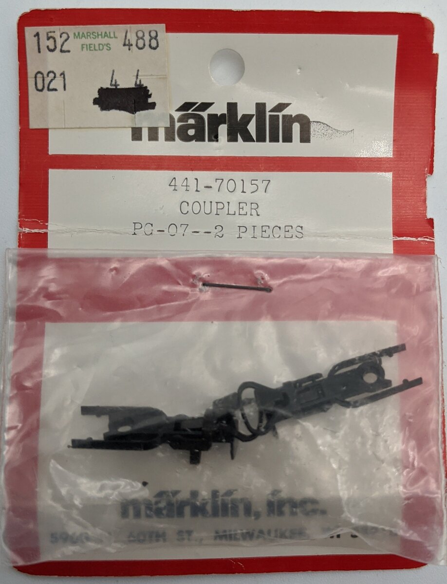 Marklin 441-70157 HO Couplers (2-Pack)