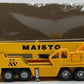 Maisto 21050 Powerline Powerful Yellow Tractor Trailer Crane Truck Motorized