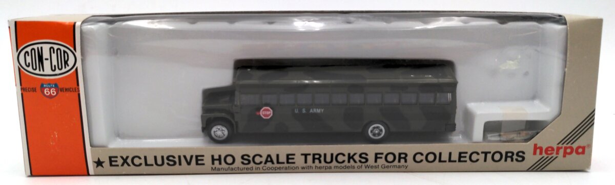 Herpa 001043 HO Scale Con-Cor U.S. Army Bus