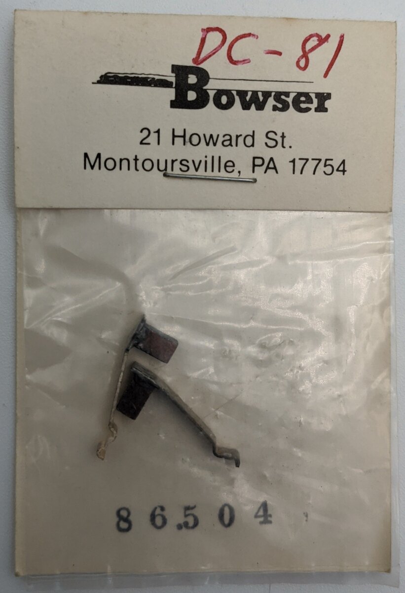 Bowser 86504 O DC-81 12v Motor Brushes (2-Pack)