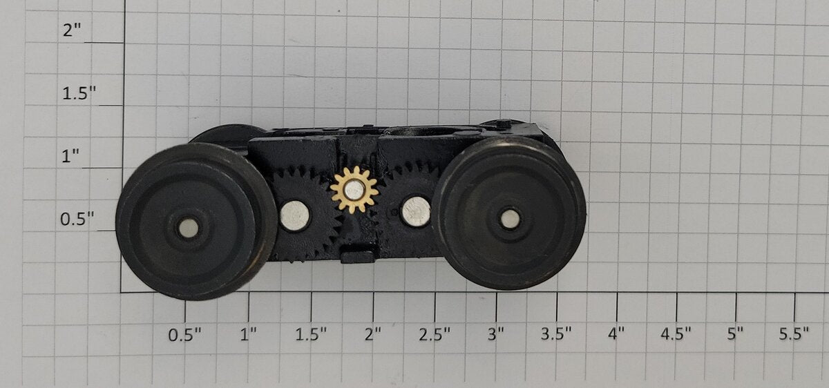 Lionel 82171-510 O Gauge Diecast Black Lionchief Powered Truck w/ Center Gear