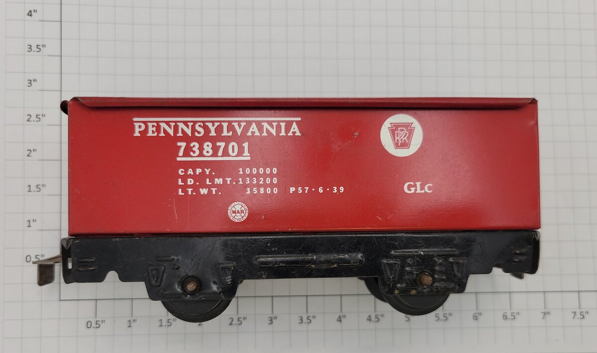 Marx 738701 Vintage O Prewar Pennsylvania 6