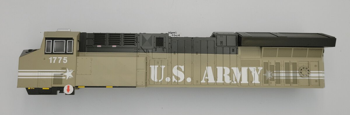 Lionel 2445180-1 O Gauge U.S. Army ET44 Diesel Locomotive Body Shell #1775