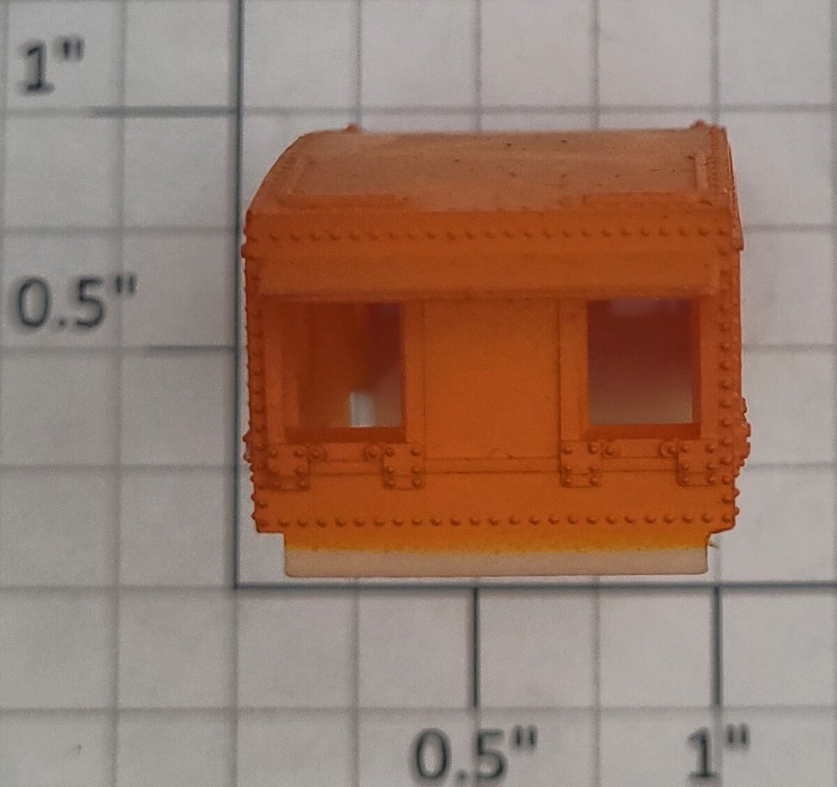 Athearn 1258 Orange HO Rio Grande Southern Caboose Cupola