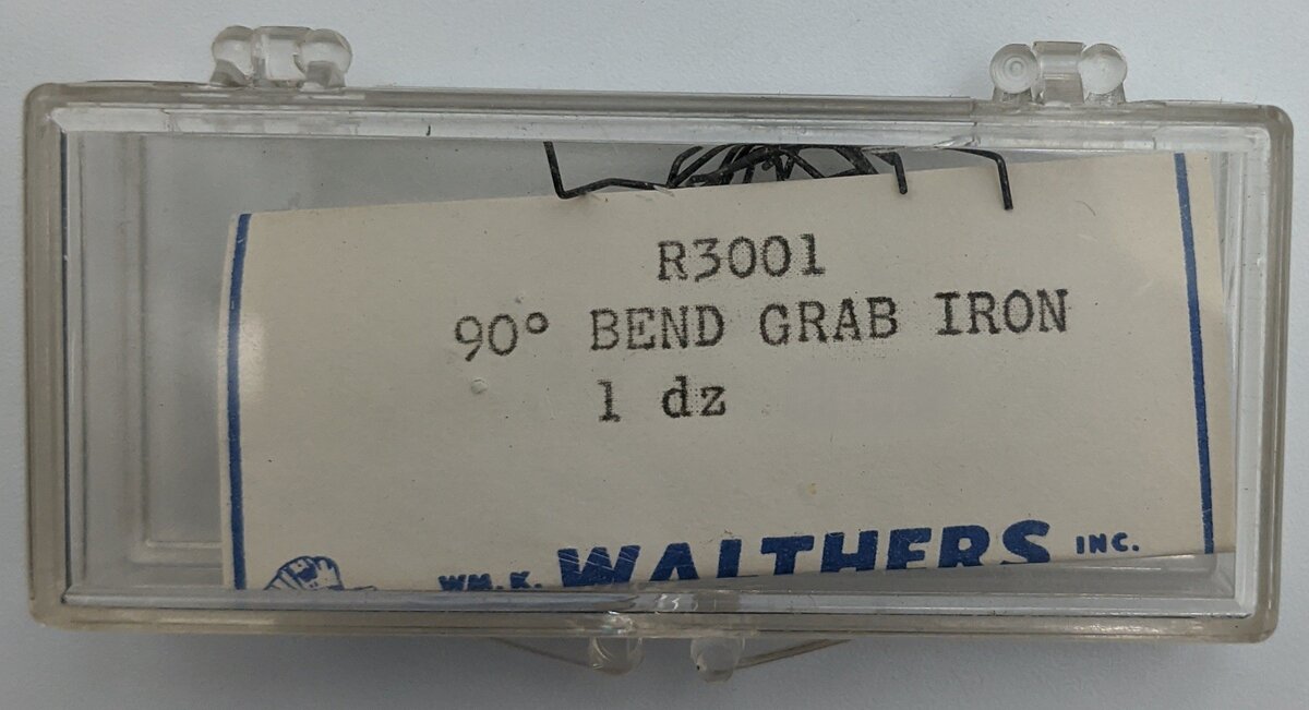 Walthers R3001 HO Scale 90 Degree Bend Grab Iron (12-Pack)