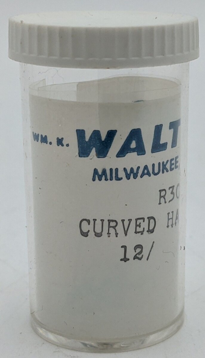 Walthers R3000 HO Curved Hand Rail (12-Pack)