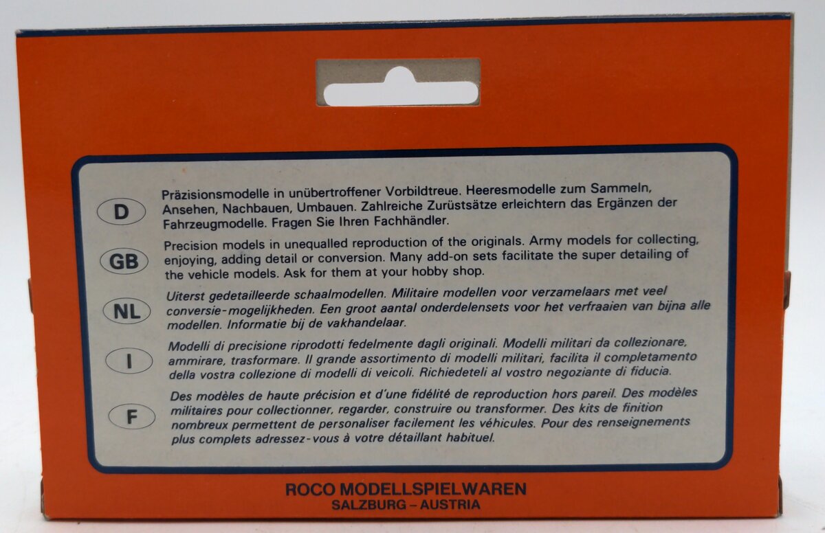 Roco 437 HO Scale Minitanks Armored Personnel Carrier M113A3