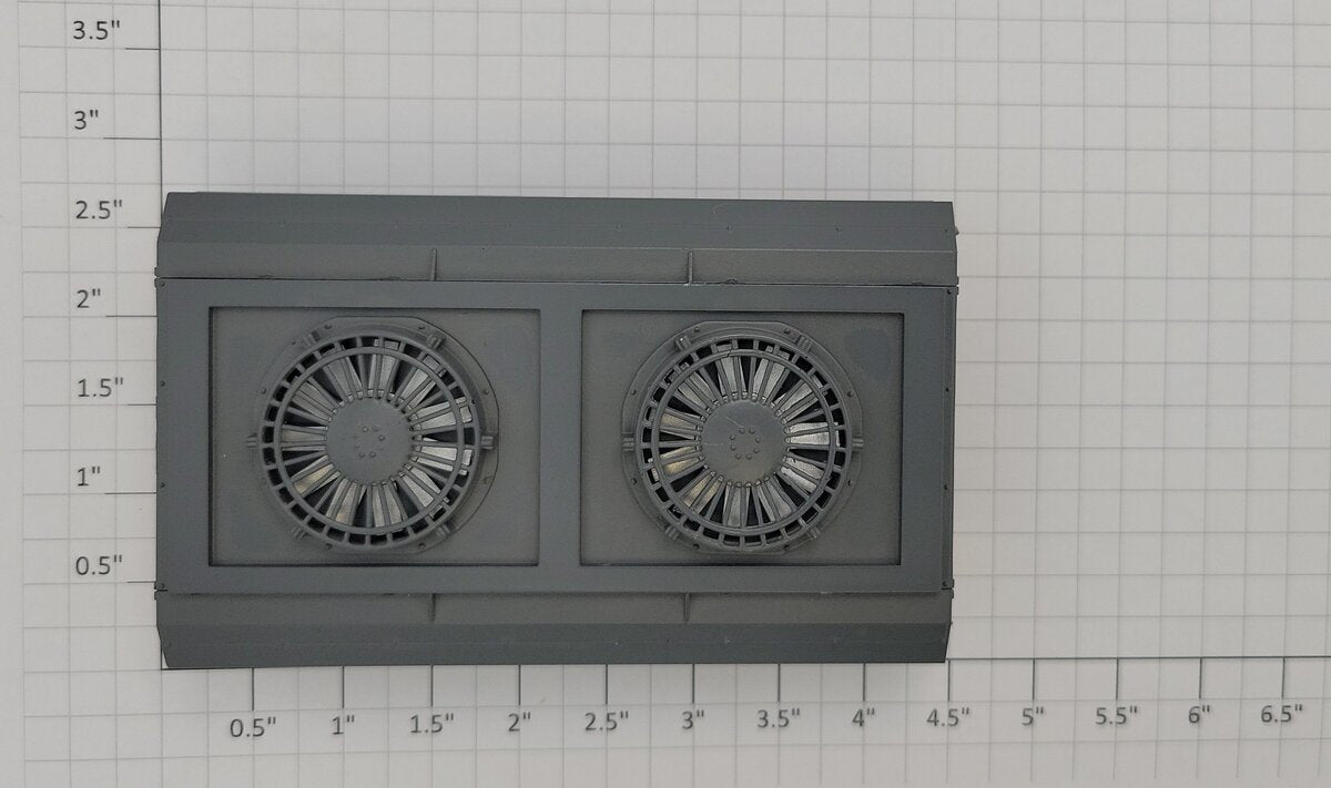 Lionel 84106-145 O Gauge UP SD70ACe Diesel Locomotive Gray Radiator Housing