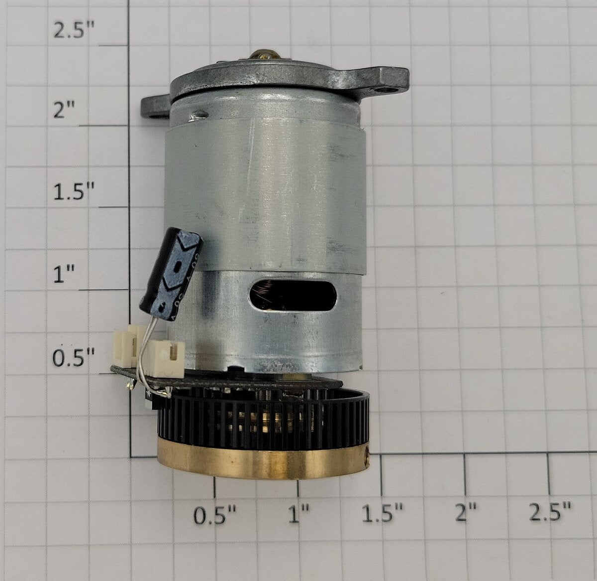 Lionel 84843-101 O Gauge Liondrive DC Motor with Flywheel, Encoder Ring & Sensor
