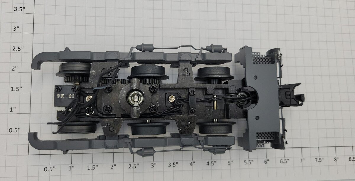 Lionel 38732-772 O SD70ACe Scale 6-Wheel Harbor Mist Front Power Truck Assembly