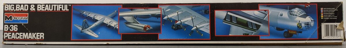 Monogram 5707 1:72 Scale B-36 Peacemaker Bomber Plane Building Kit