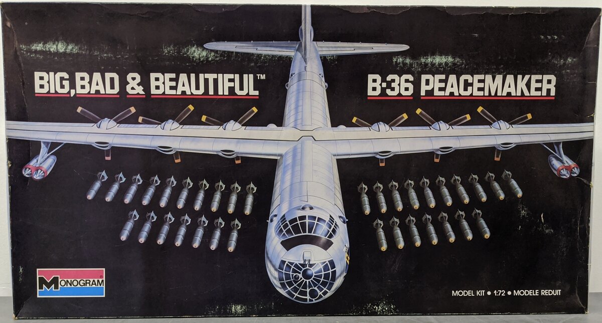 Monogram 5707 1:72 Scale B-36 Peacemaker Bomber Plane Building Kit
