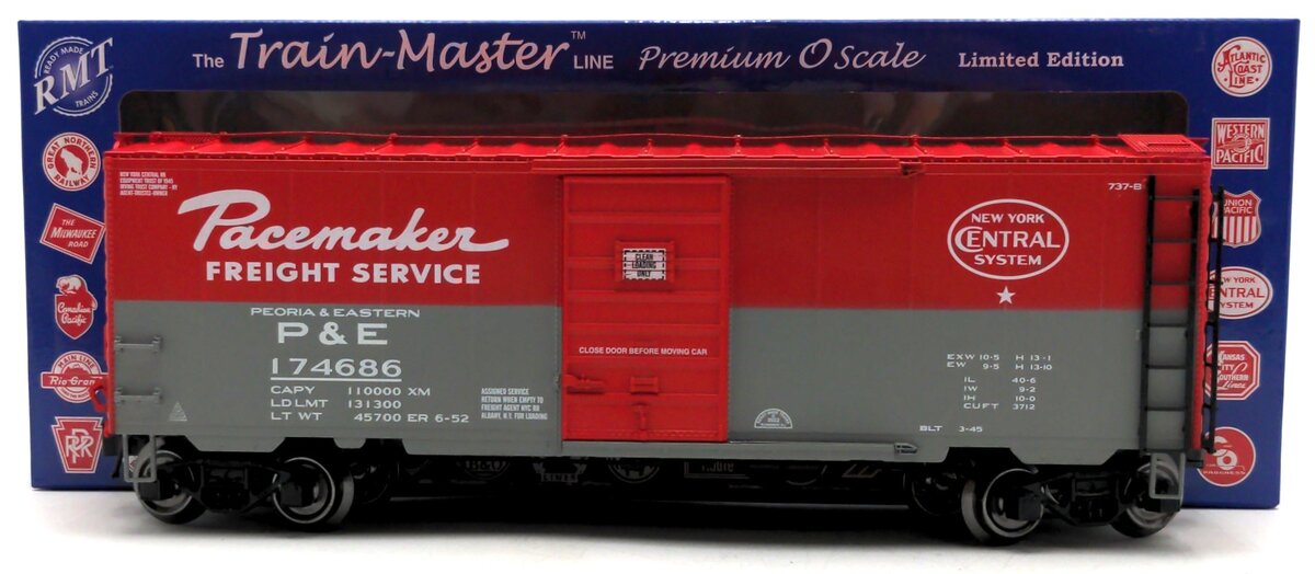 RMT 964213 O NYC-Peoria & Eastern Pacemaker 40' PS-1 Boxcar