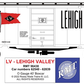 RMT 96438 O White Lehigh Valley 40' PS-1 Boxcar