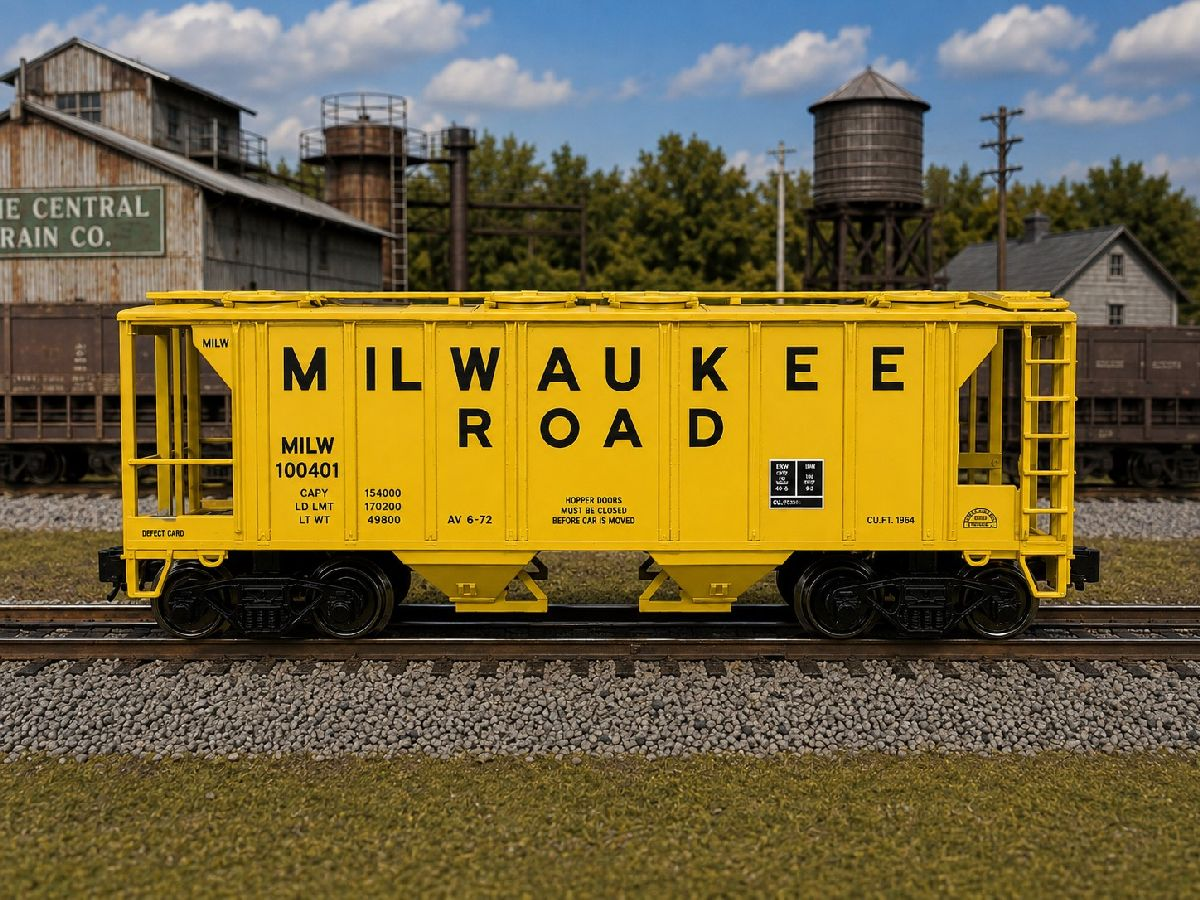 RMT 86316 O Milwaukee 2-Bay Covered Hopper Car
