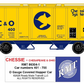 RMT 86304-1 O Chessie C&O 2-Bay Covered Hopper Car
