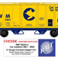 RMT 86304-3 O Chessie WM 2-Bay Covered Hopper Car