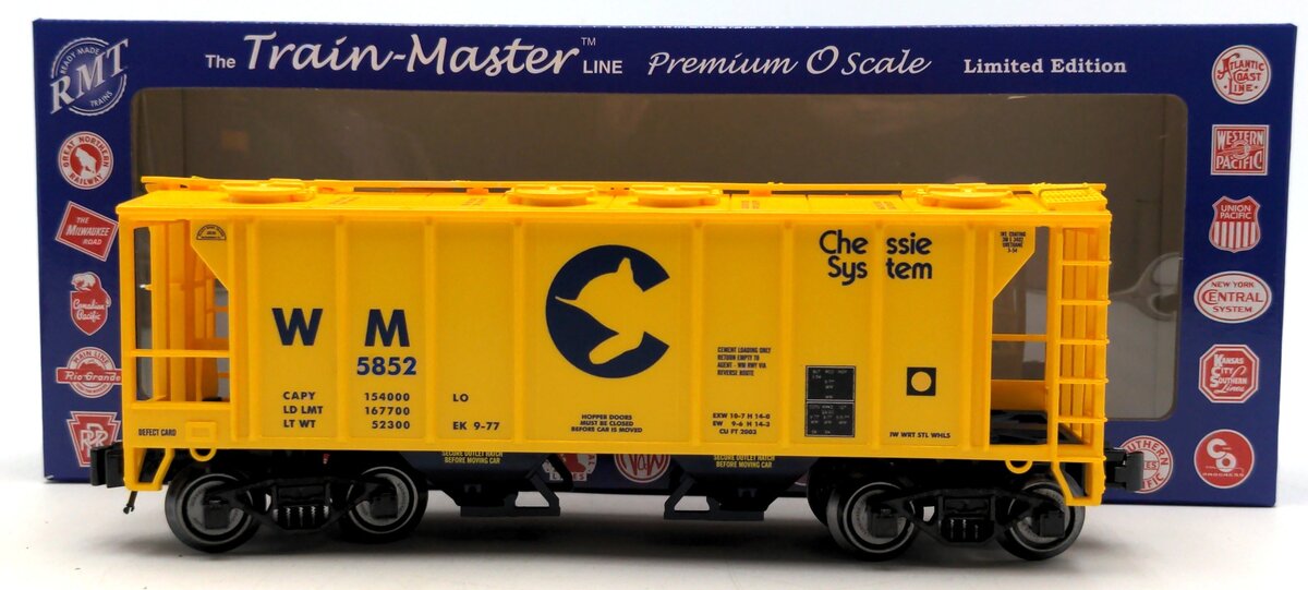 RMT 86304-3 O Chessie WM 2-Bay Covered Hopper Car