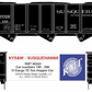 RMT 66243 O Susquehanna 3-Bay Coal Hopper Car