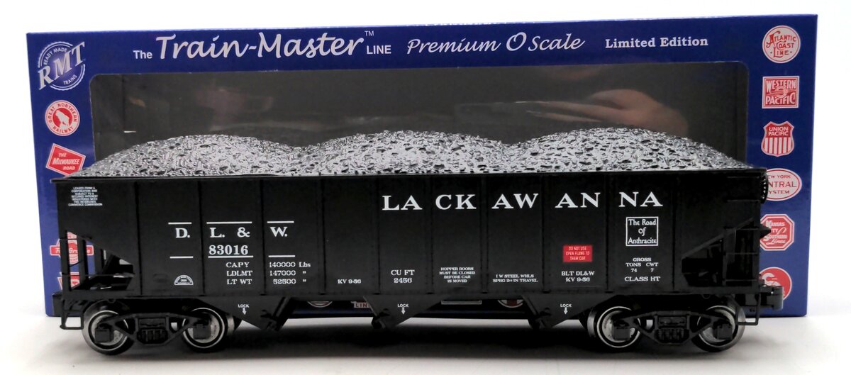 RMT 66280 O Lackawanna 3-Bay Coal Hopper Car