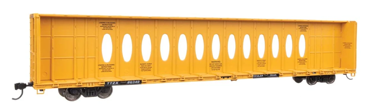 Walthers 910-50744 HO TTX 72' Centerbeam Flatcar with Opera Windows RTR #86349