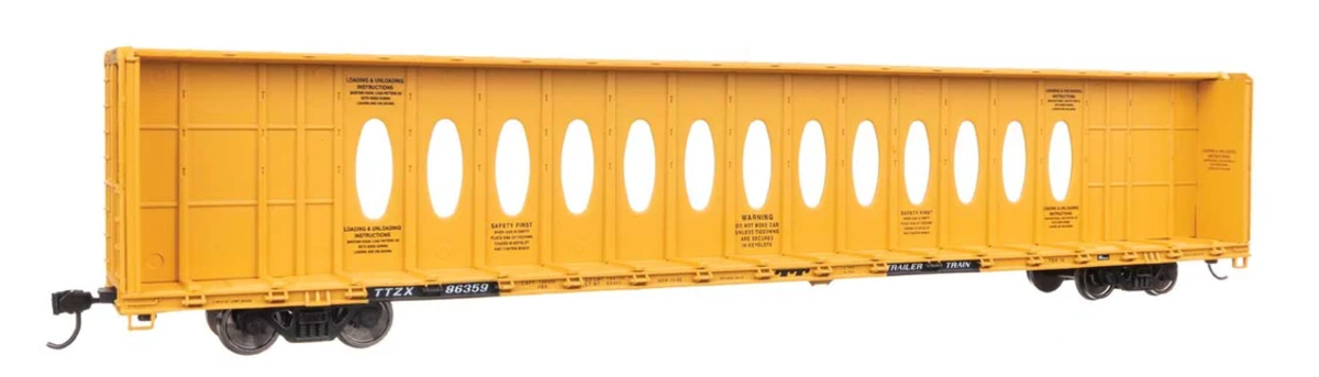 Walthers 910-50745 HO TTX 72' Centerbeam Flatcar with Opera Windows RTR #86359