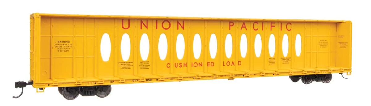 Walthers 910-50749 HO UP 72' Centerbeam Flatcar with Opera Windows RTR #217050