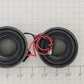 Lionel 11209-536 O Gauge 16 Ohm 2 Watt 40mm OD Speakers with Wire (Set of 2)