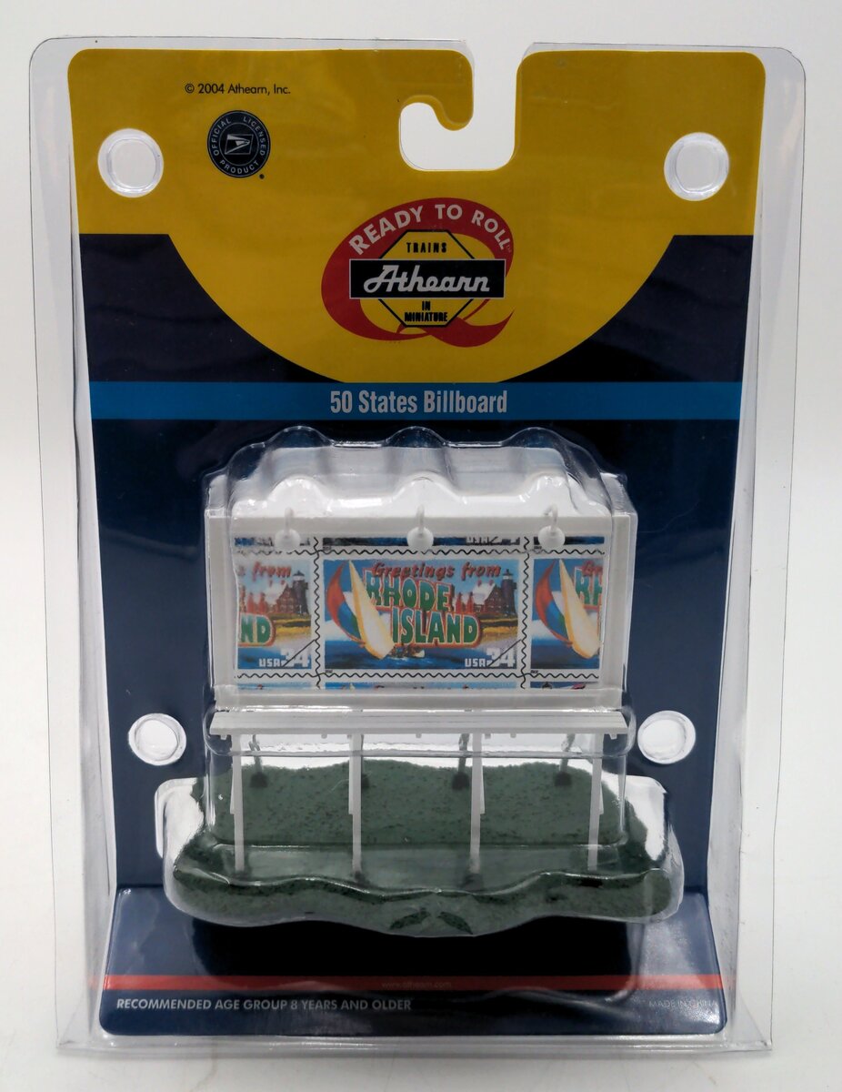 Athearn 93389 HO Scale USPS 50 States Billboard Rhode Island
