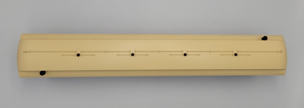 Lionel 2227610-1 O Gauge Brown w/ Beige Roof Evangel Chapel Passenger Car Shell
