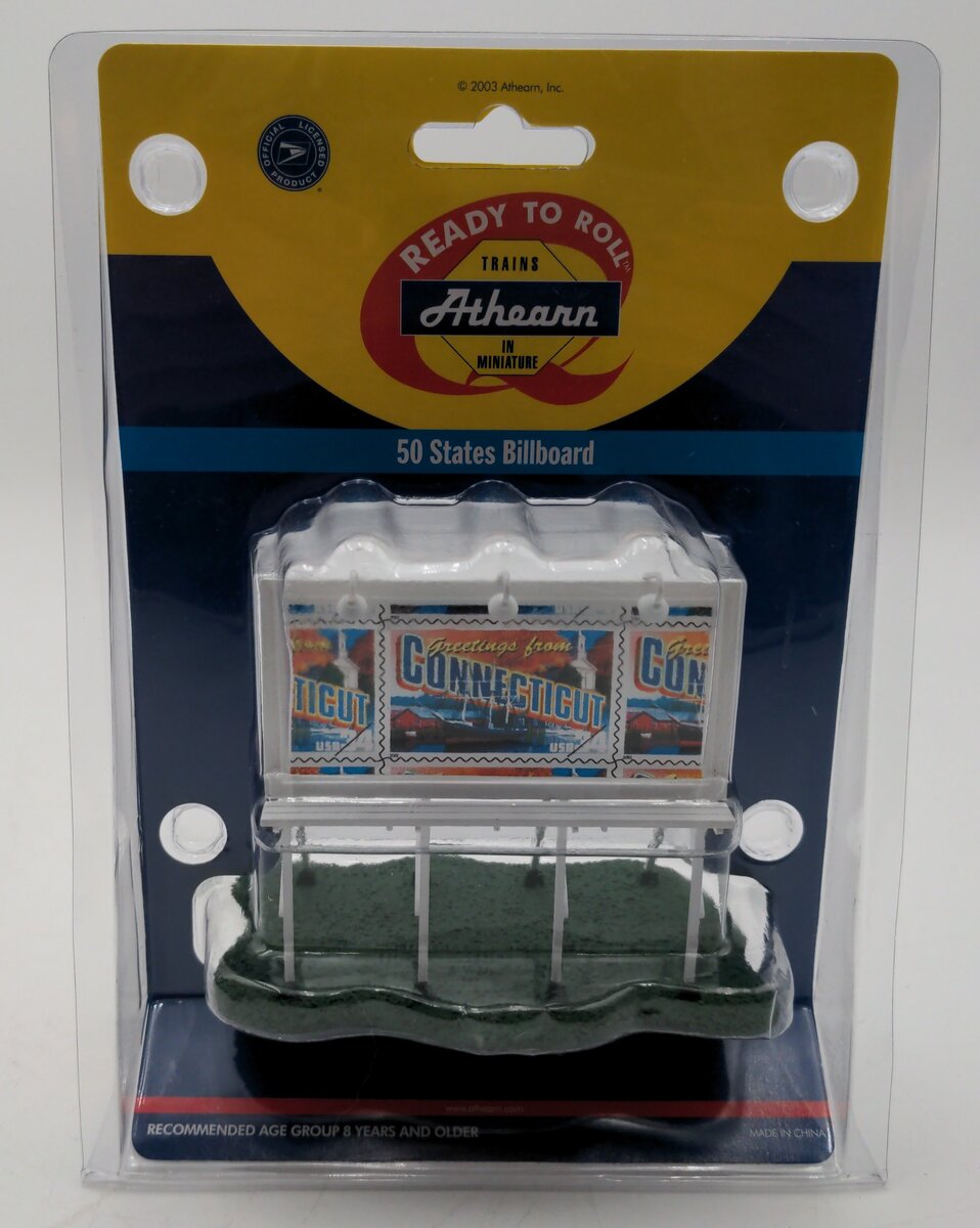 Athearn 93357 HO Scale USPS 50 States Billboard Connecticut