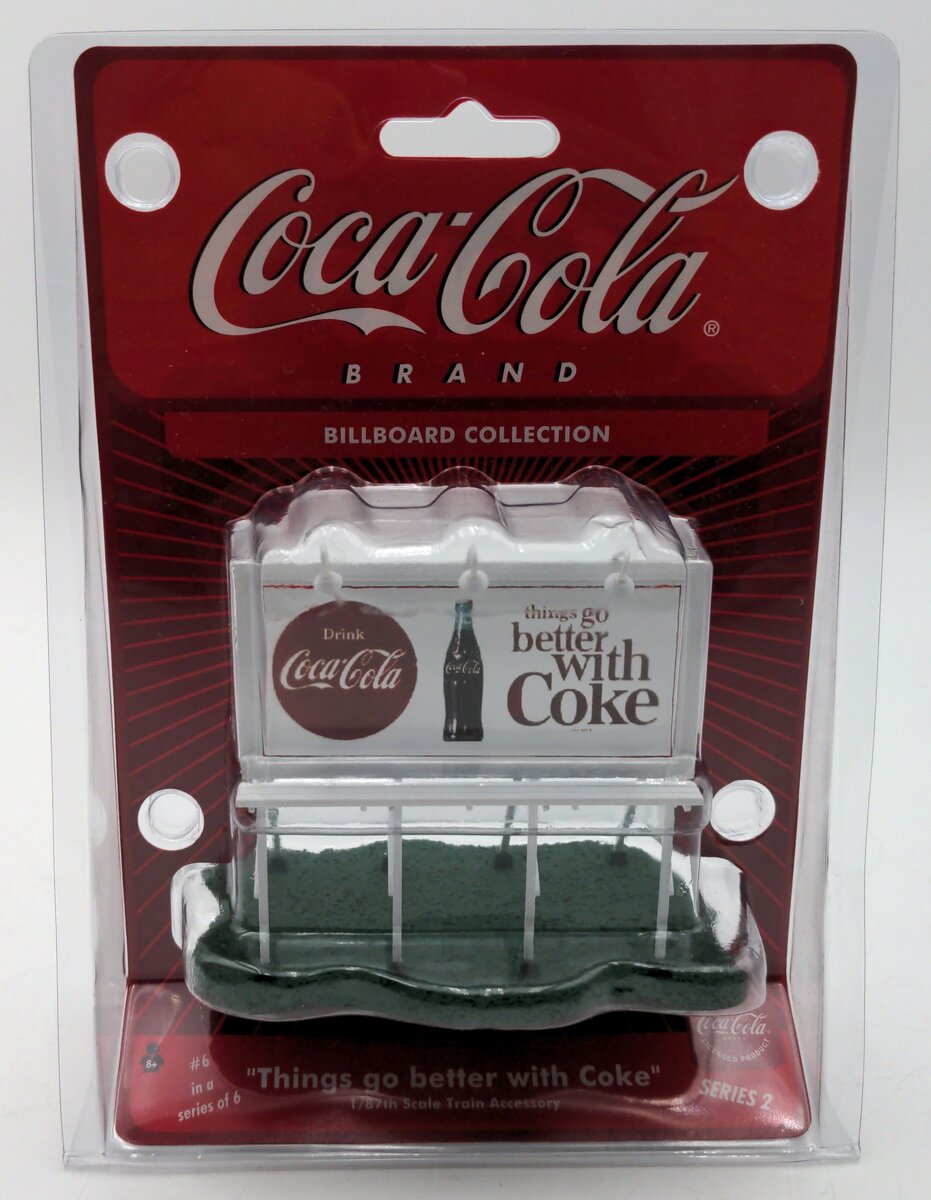 Athearn 8261 HO Scale "Things Go Better With Coke" Coca-Cola Brand Billboard