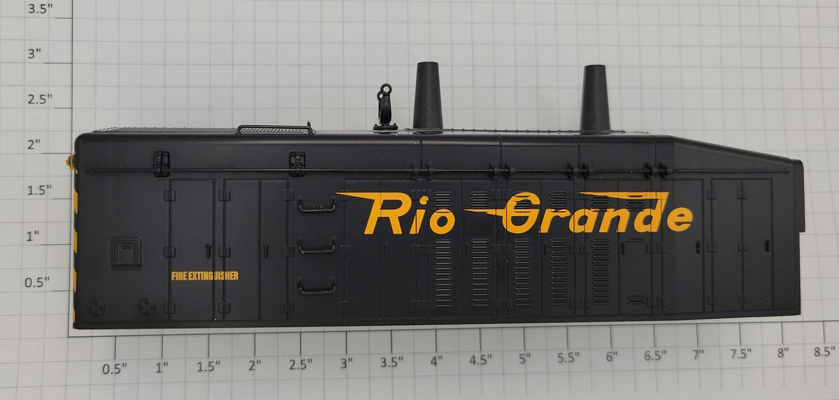 Lionel 2133610-3 O Gauge D&RGW Legacy SW1200 Diesel Locomotive Body Shell #134