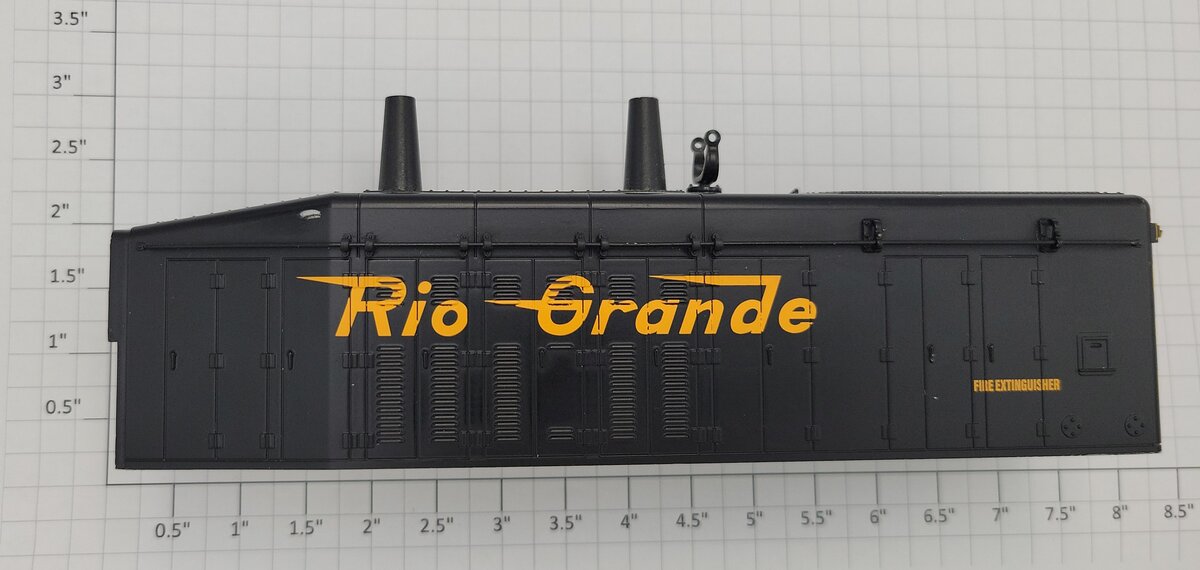 Lionel 2133610-3 O Gauge D&RGW Legacy SW1200 Diesel Locomotive Body Shell #134
