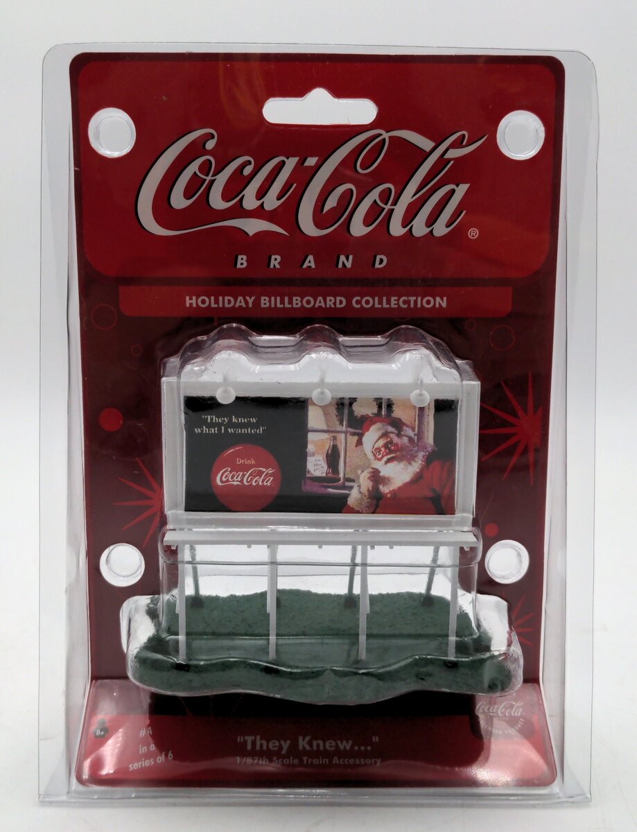 Athearn 8265 HO Scale "They Knew..." Coca-Cola Brand Billboard