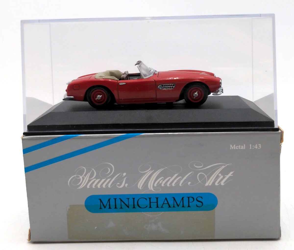 Minichamps 22507 1:43 Scale BMW 507 Cabrio Convertible Red