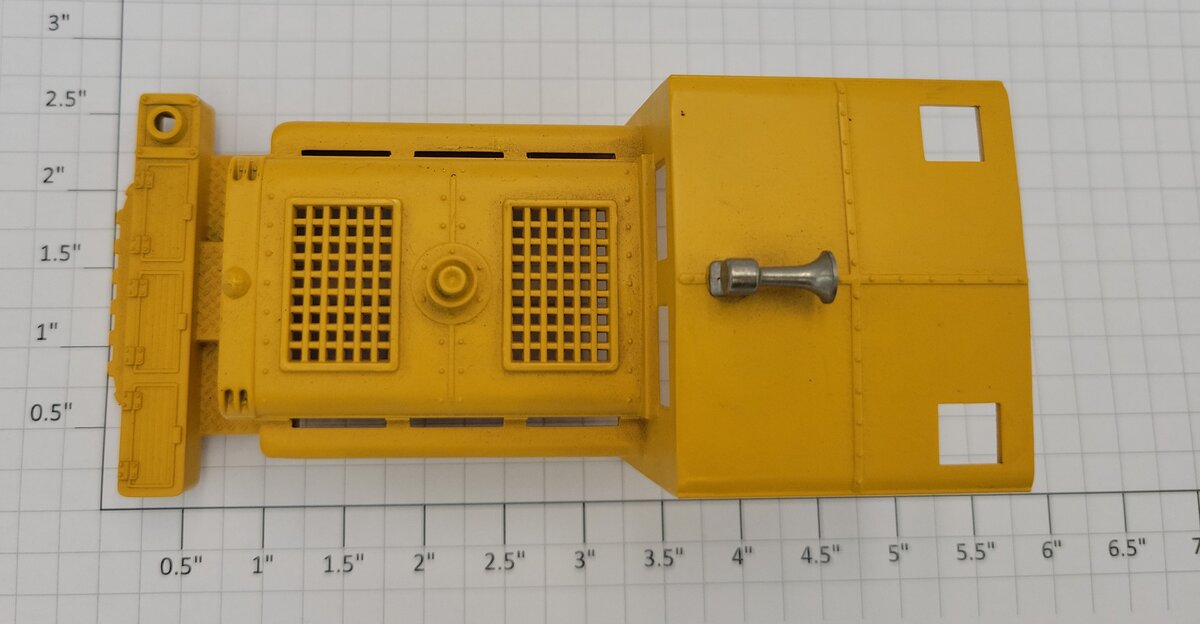 Lionel 54-37 Yellow Ballast Tamper Body with Horn #54