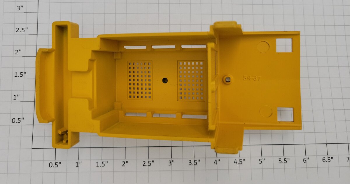 Lionel 54-37 Yellow Ballast Tamper Body with Horn #54