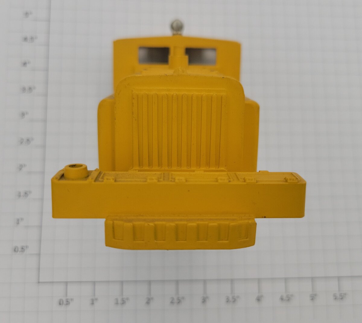 Lionel 54-37 Yellow Ballast Tamper Body with Horn #54