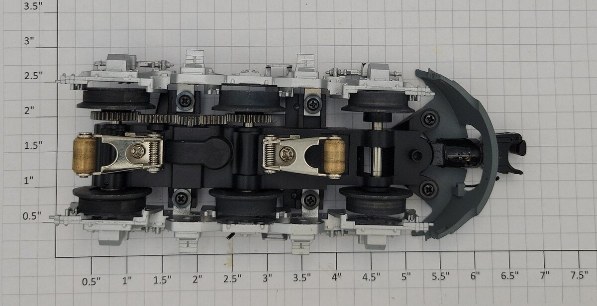 Lionel 39613-570 O Gauge Diecast 6-Wheel Liondrive UP E-9 Powered Front Truck
