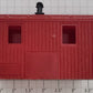 Lionel 6119-6 Red Unmarked Plastic Caboose Cabin with Smokestack