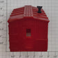 Lionel 6119-6 Red Unmarked Plastic Caboose Cabin with Smokestack