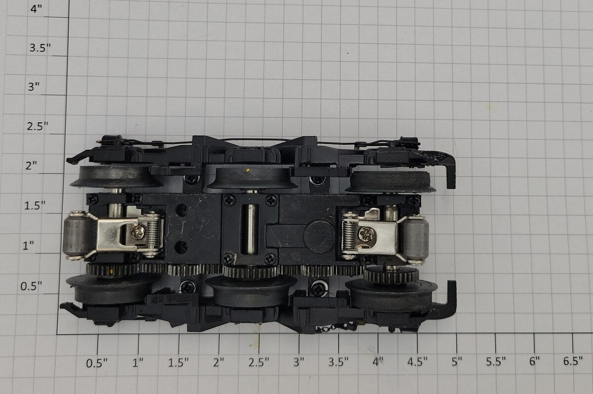 Lionel 81160-590 O Gauge Diecast Black 6-Wheel Liondrive ES44AC Rear Truck