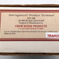 Crow River Products 208 HO Scale Narragansett Produce Terminal
